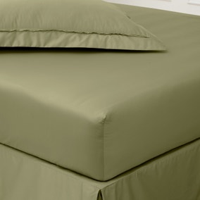 Dorma Luxurious & Silky 500 Thread Count 100% Cotton Sateen Fitted Sheet