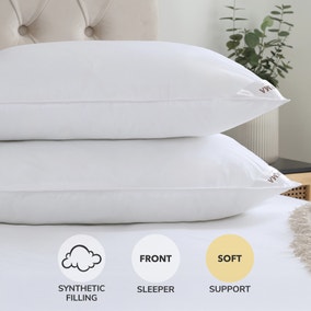 Dorma Pack of 2 Full Forever Front Sleeper Pillows