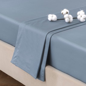 Dorma Smooth & Soft 300 Thread Count 100% Cotton Sateen Flat Sheet