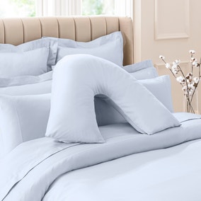 Dorma Smooth & Soft 300 Thread Count 100% Cotton Sateen V-Shaped Pillowcase Dorma Smooth & Soft 300 Thread Count 100% Cotton Sateen V-Shaped Pillowcase