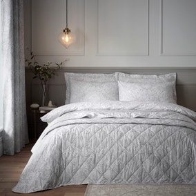 Emelie Grey Quilted Bedspread