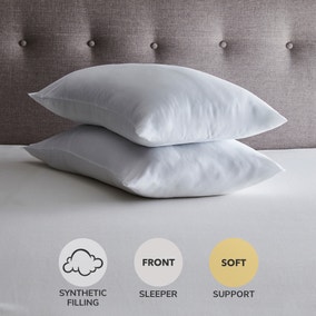 Fogarty Pack of 2 Soft & Cosy Front Sleeper Pillows