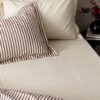 Hebden Narrow Stripe 100% Cotton Fitted Sheet Hebden Narrow Stripe 100% Cotton Fitted Sheet