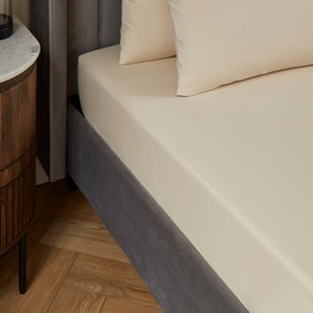 Hotel 200 Thread Count 100% Peached Cotton Fitted Sheet