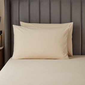 Hotel 200 Thread Count 100% Peached Cotton Standard Pillowcase Pair