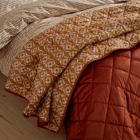 Tangier Tile Quilted Bedspread