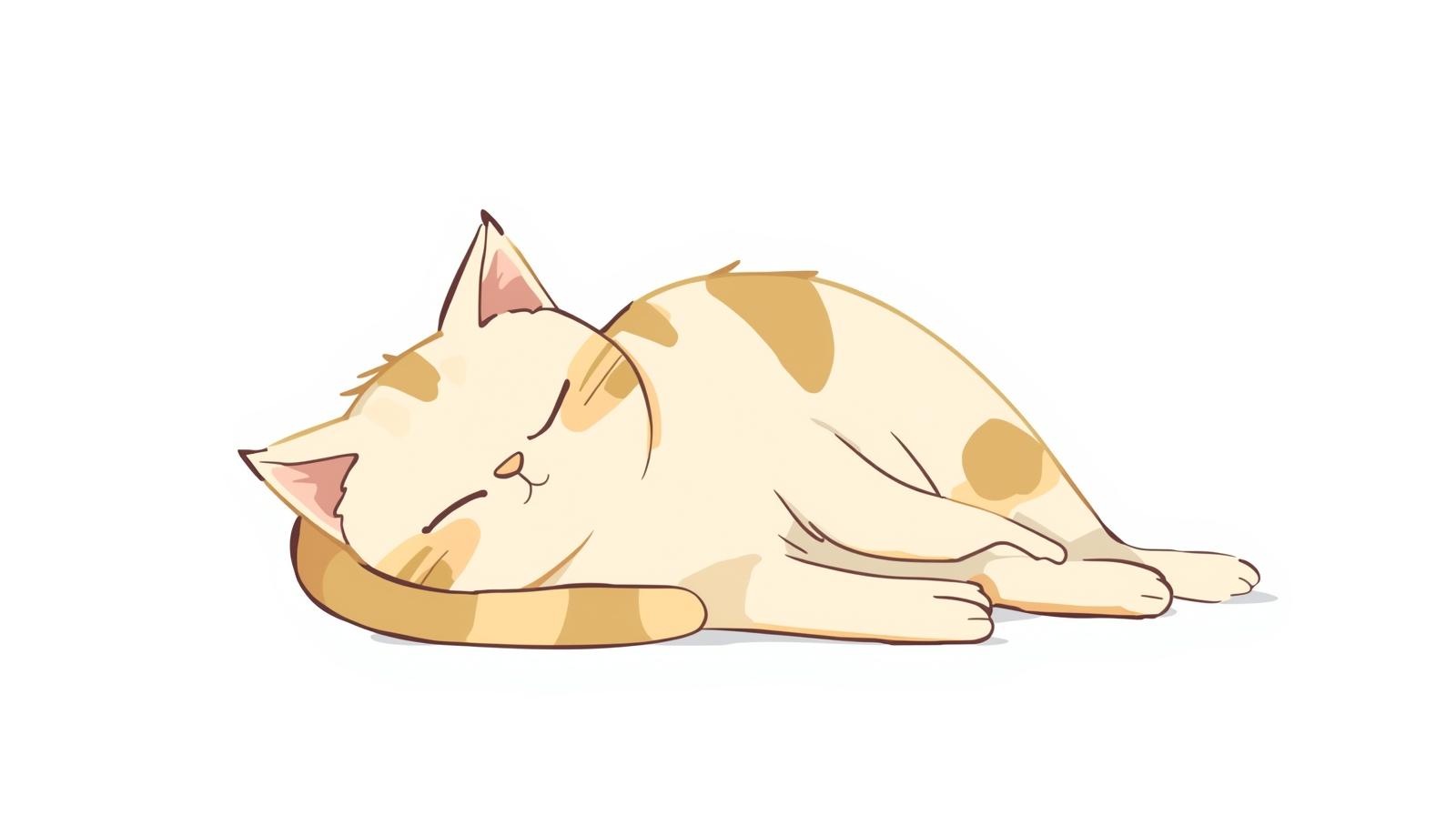 The Lazy Cat transparent and animation